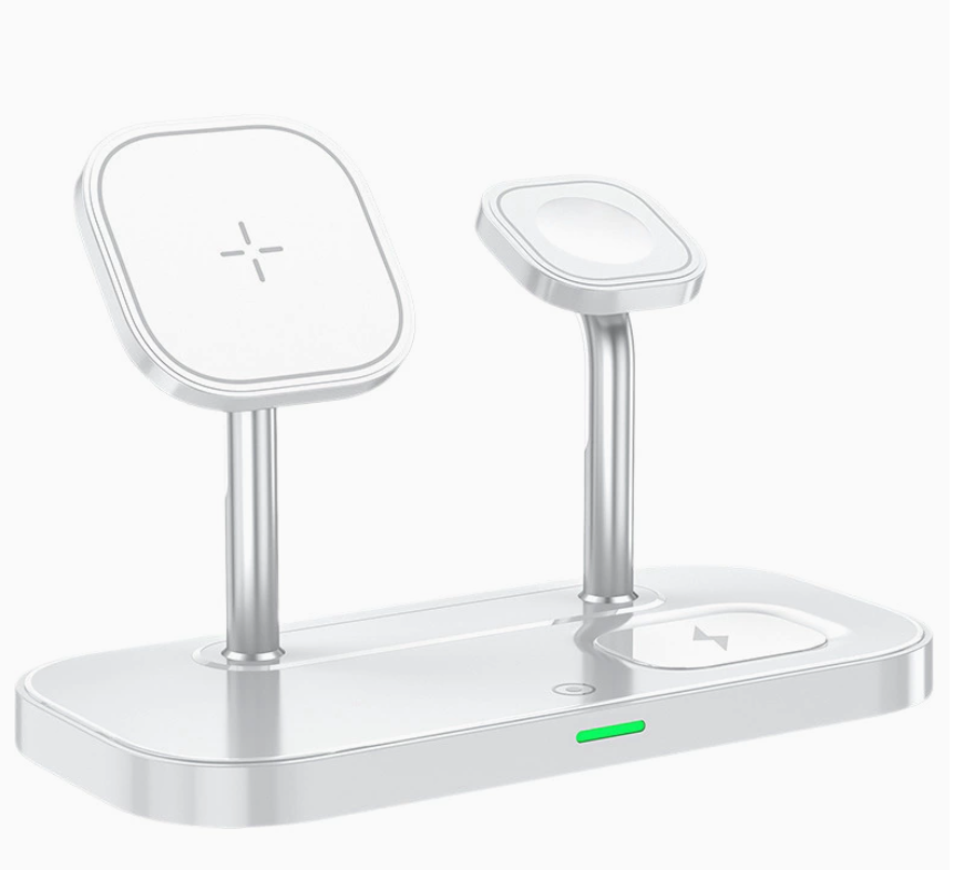 Dual Stand Wireless Charging Dock for Phone & Watch