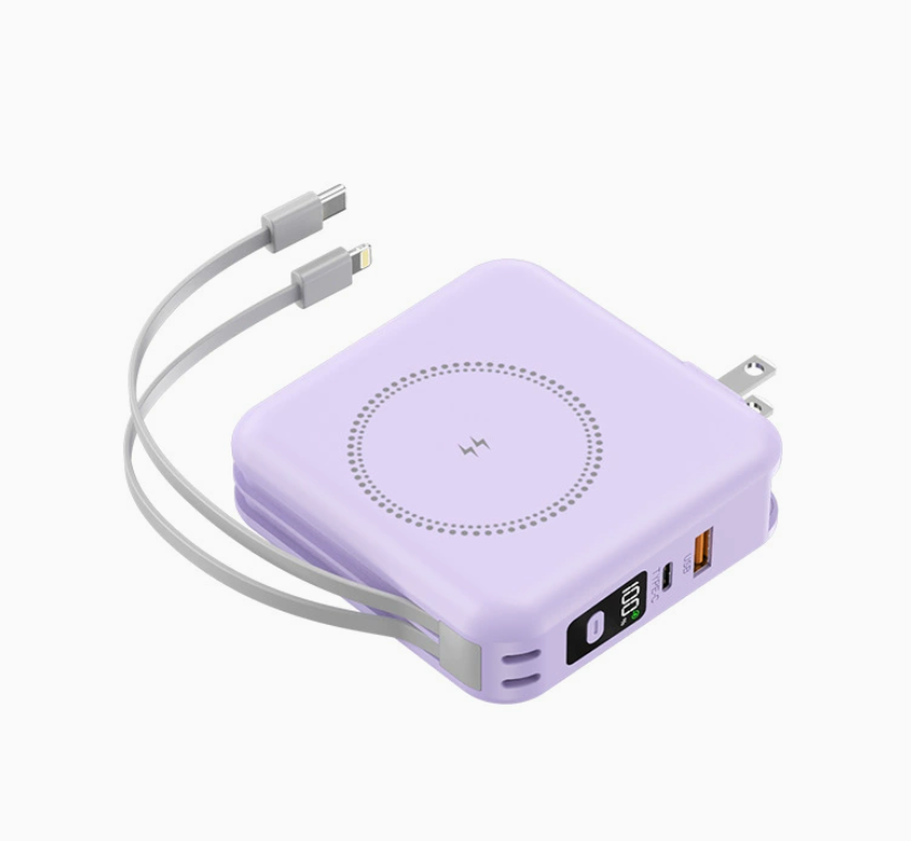 Foldable Wireless Charging Power Bank