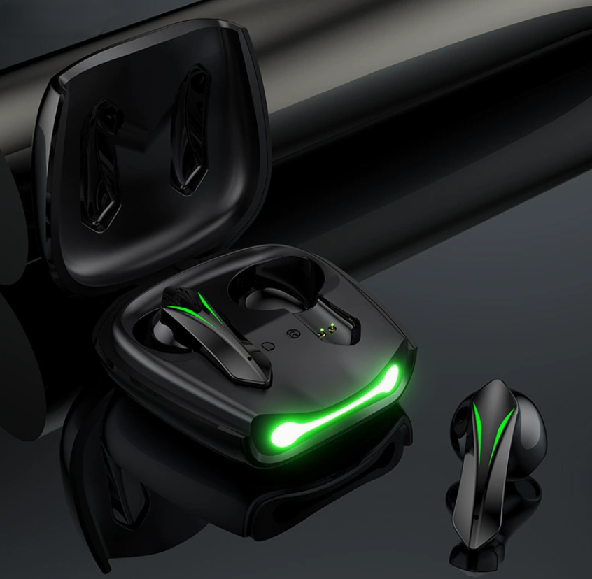 RGB Gaming Wireless Earbuds with Charging Case